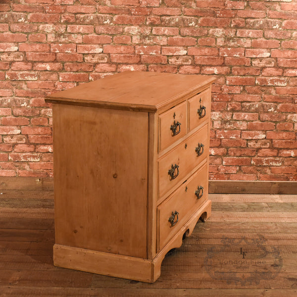 Victorian Pine Chest of Drawers, c.1900 - London Fine Antiques