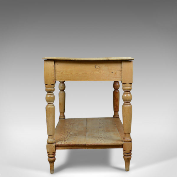 Antique Pine Console Table, English, Victorian, Kitchen, Work, Circa 1880 - London Fine Antiques