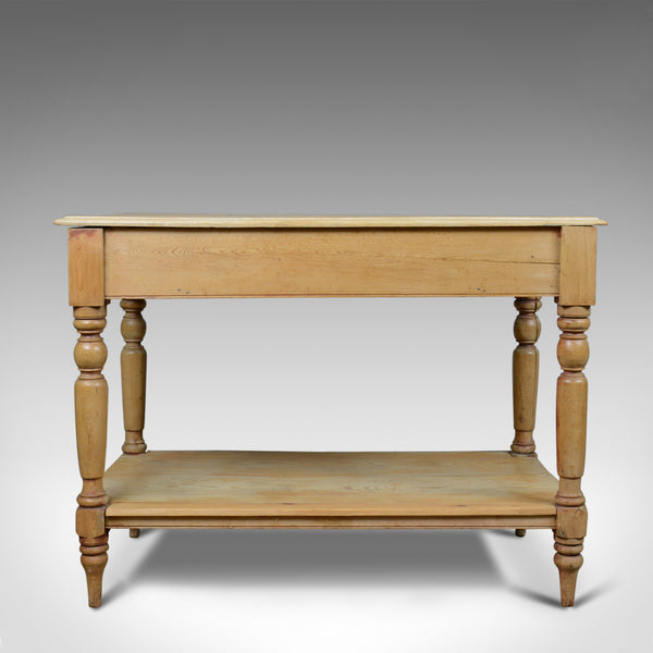Antique Pine Console Table, English, Victorian, Kitchen, Work, Circa 1880 - London Fine Antiques