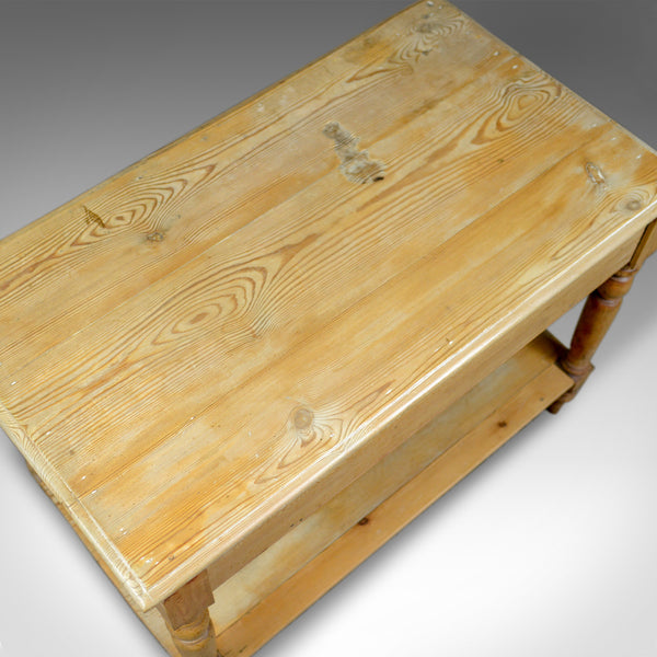 Antique Pine Console Table, English, Victorian, Kitchen, Work, Circa 1880 - London Fine Antiques