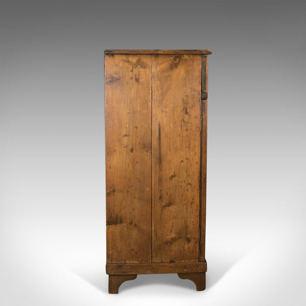 Antique Pine Cupboard, English, Victorian, Cabinet, Pitch Pine Circa 1880 - London Fine Antiques