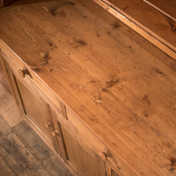 Victorian Large Pine Dresser, c.1875 - London Fine Antiques
