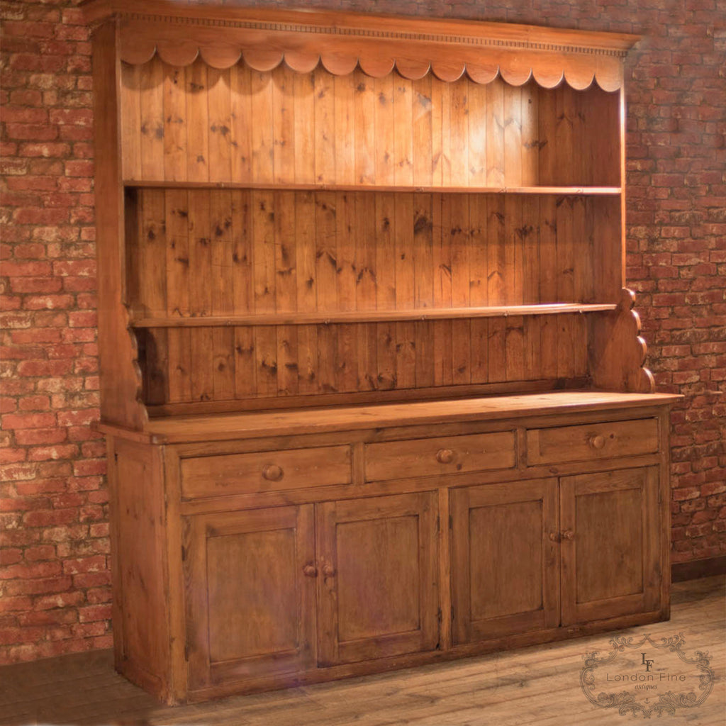 Victorian Large Pine Dresser, c.1875 - London Fine Antiques