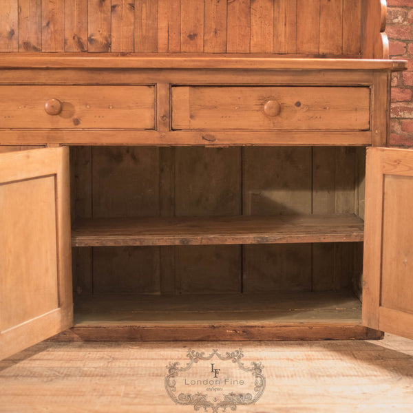 Victorian Large Pine Dresser, c.1875 - London Fine Antiques