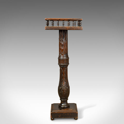 Antique Plant Stand, English, Victorian, Torchere, Table, Mahogany, Circa 1880 - London Fine Antiques