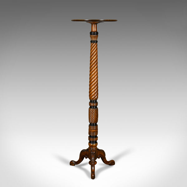 Antique Plant Stand, Tall, English, Mahogany Torchere Georgian Nelson Circa 1805 - London Fine Antiques