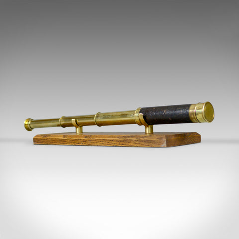 Antique Pocket Telescope, Three Draw, Refractor, English, Victorian, Circa 1900 - London Fine Antiques