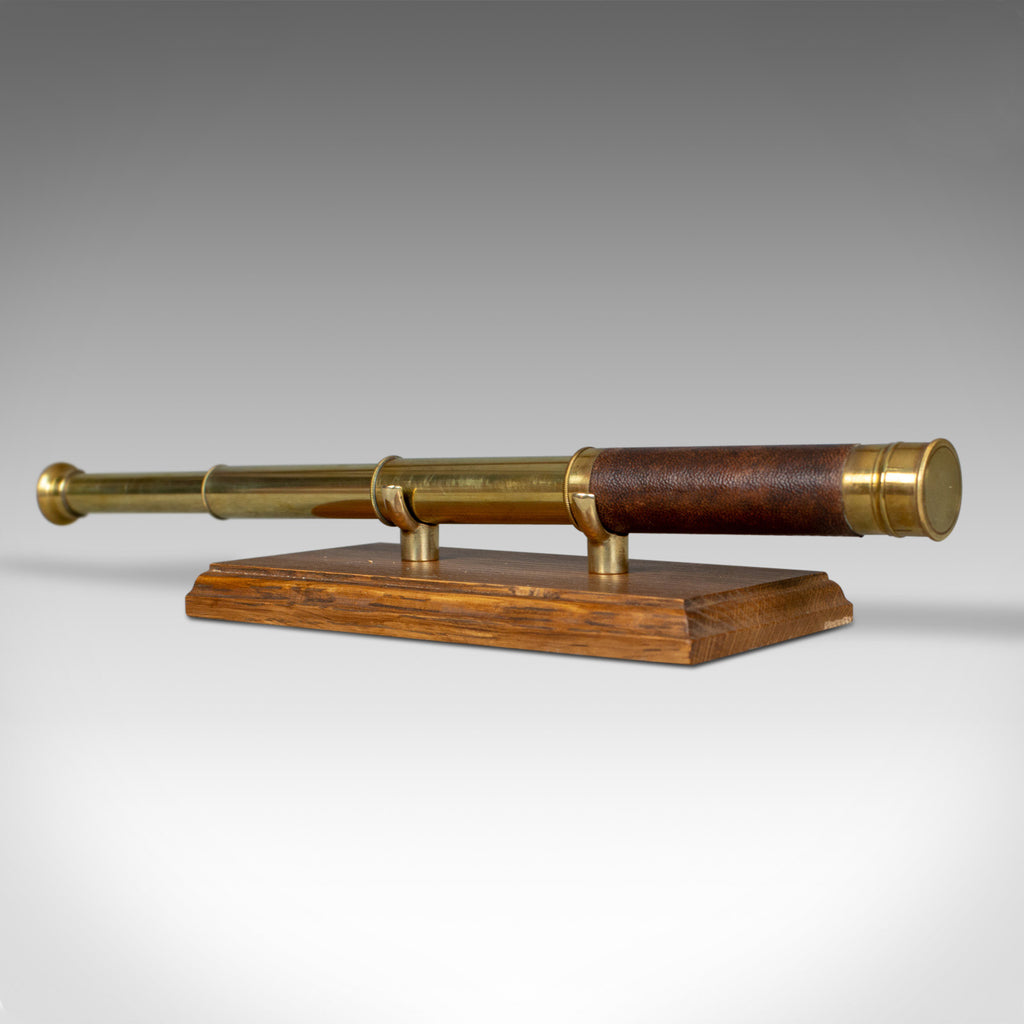 Antique Pocket Telescope, Three Draw, Refractor, English, Victorian, Circa 1895 - London Fine Antiques