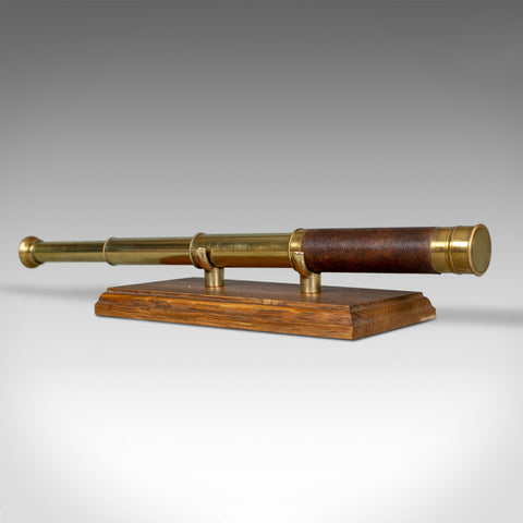 Antique Pocket Telescope, Three Draw, Refractor, English, Victorian, Circa 1895 - London Fine Antiques