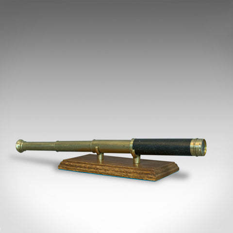 Antique Pocket Telescope, Three Draw, Refractor, English, Victorian, Circa 1870 - London Fine Antiques