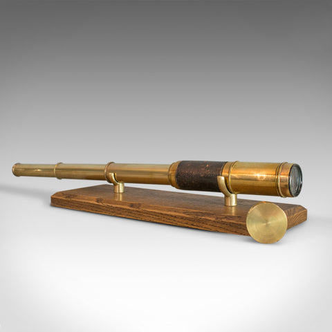 Antique Pocket Telescope, Three Draw, Refractor, English, Victorian, Circa 1880 - London Fine Antiques