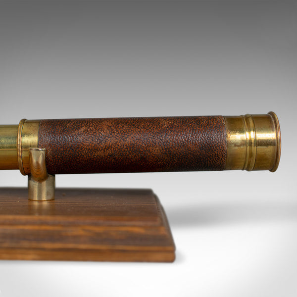 Antique Pocket Telescope, Three Draw, Refractor, English, Victorian, Circa 1895 - London Fine Antiques