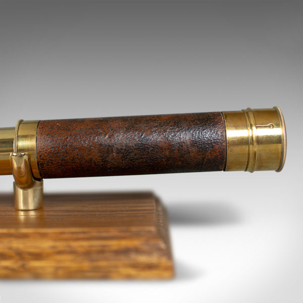 Antique Pocket Telescope, Three Draw, Refractor, English, Victorian, Circa 1890 - London Fine Antiques