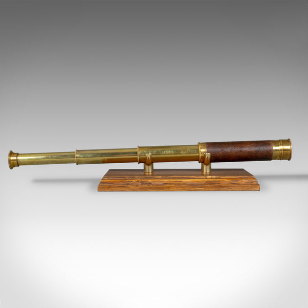 Antique Pocket Telescope, Three Draw, Refractor, English, Victorian, Circa 1895 - London Fine Antiques