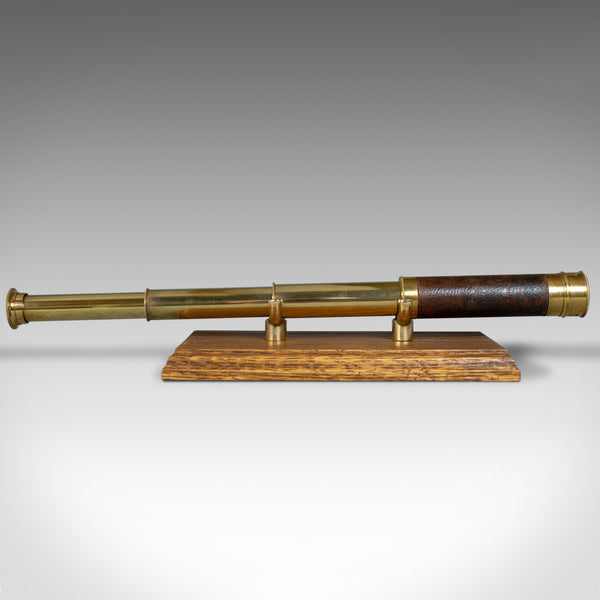 Antique Pocket Telescope, Three Draw, Refractor, English, Victorian, Circa 1890 - London Fine Antiques