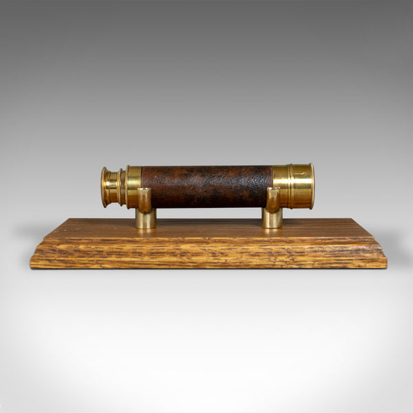 Antique Pocket Telescope, Three Draw, Refractor, English, Victorian, Circa 1890 - London Fine Antiques