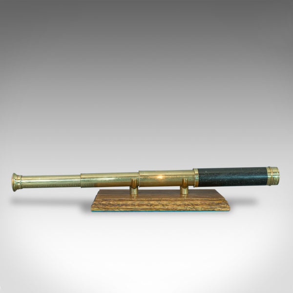 Antique Pocket Telescope, Three Draw, Refractor, English, Victorian, Circa 1870 - London Fine Antiques
