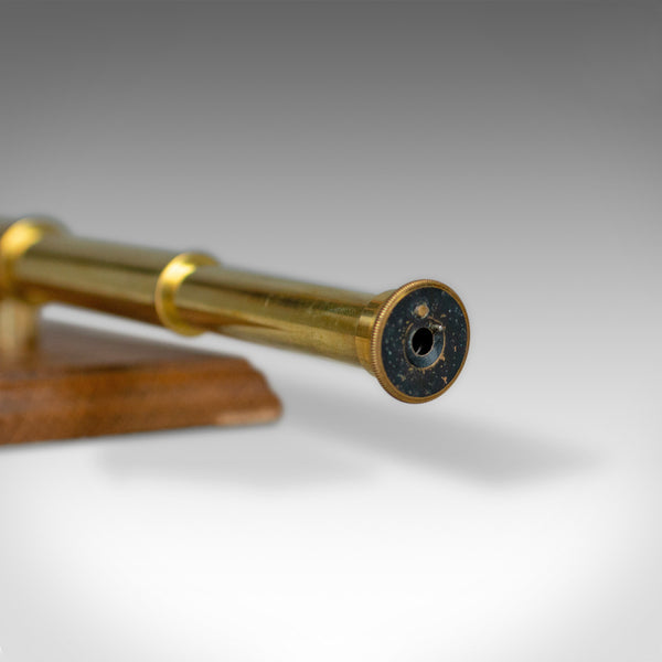 Antique Pocket Telescope, Three Draw, Refractor, English, Victorian, Circa 1895 - London Fine Antiques