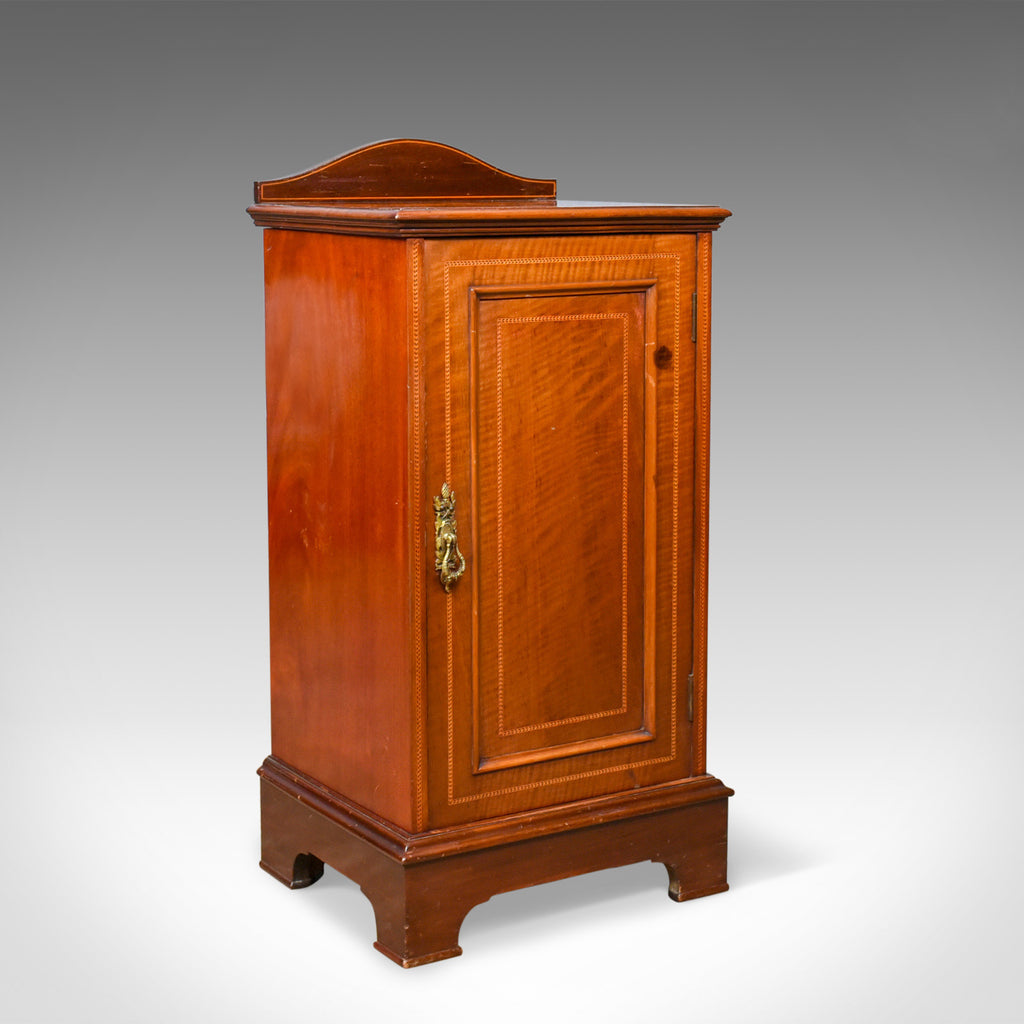 Antique Pot Cupboard, English, Edwardian, Walnut, Bedside Cabinet, Circa 1910 - London Fine Antiques
