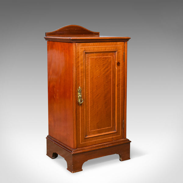 Antique Pot Cupboard, English, Edwardian, Walnut, Bedside Cabinet, Circa 1910 - London Fine Antiques