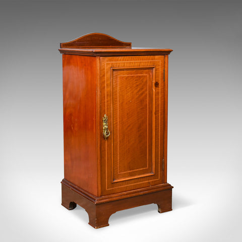 Antique Pot Cupboard, English, Edwardian, Walnut, Bedside Cabinet, Circa 1910 - London Fine Antiques