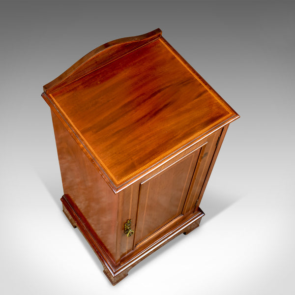 Antique Pot Cupboard, English, Edwardian, Walnut, Bedside Cabinet, Circa 1910 - London Fine Antiques