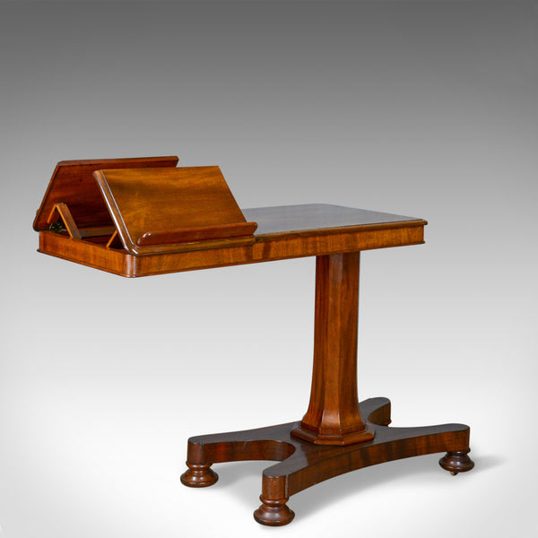 Antique Reading Table, Duet Music Stand, Manner of Gillows, Victorian Circa 1870 - London Fine Antiques