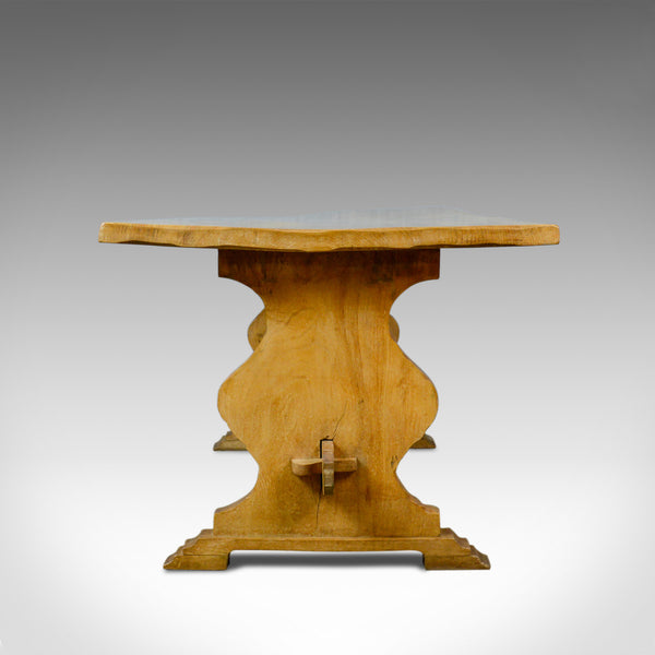 Antique Refectory Dining Table, English, Farmhouse, Elm, Victorian, Circa 1900 - London Fine Antiques