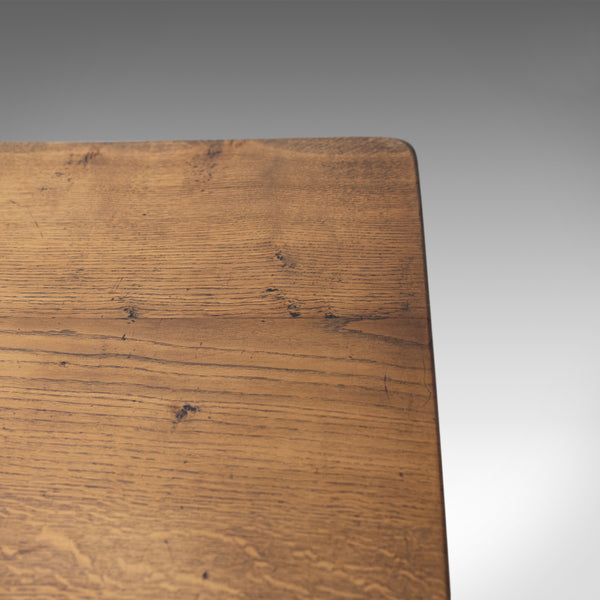 Antique Refectory Table, Edwardian, Jacobean Revival, Oak Dining Seats Six c1910 - London Fine Antiques