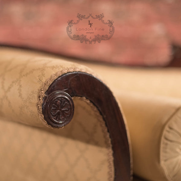 Regency Sofa Day Bed, English c.1830 - London Fine Antiques
