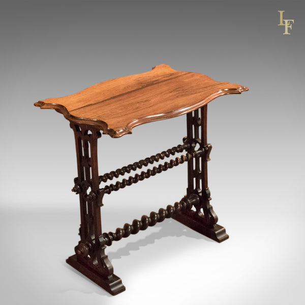 Victorian Rosewood Side Table, c.1860 - London Fine Antiques