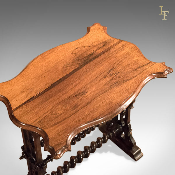 Victorian Rosewood Side Table, c.1860 - London Fine Antiques