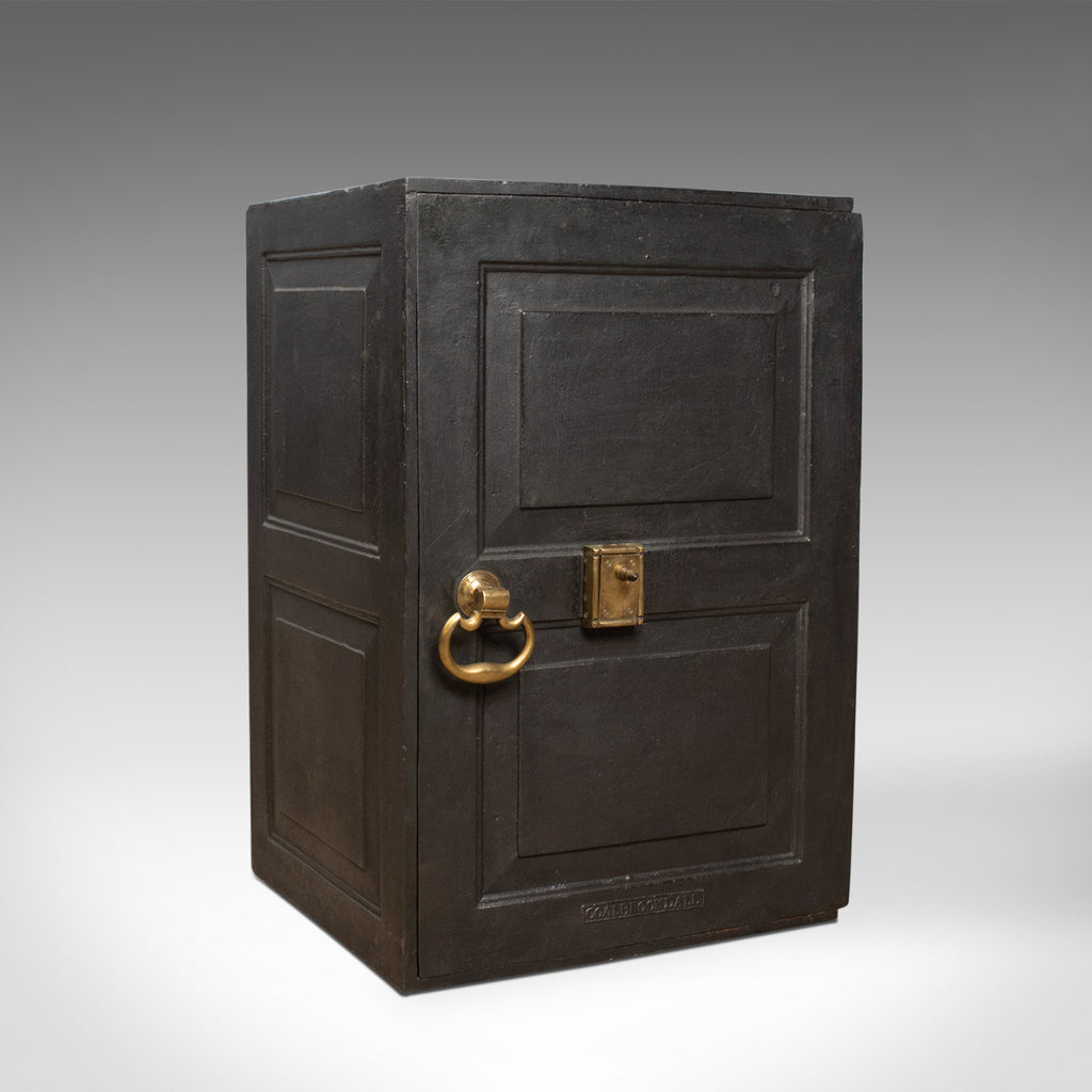 Antique Safe, English, Victorian, Cast Iron, Coalbrookdale, Circa 1880 - London Fine Antiques