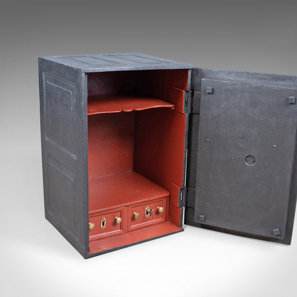 Antique Safe, English, Victorian, Cast Iron, Coalbrookdale, Circa 1880 - London Fine Antiques