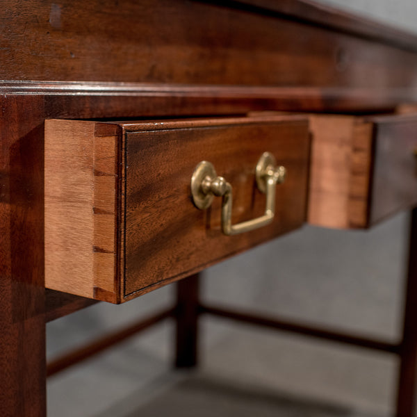 Antique School Masters Desk, English, Georgian, Mahogany, Circa 1800 - London Fine Antiques