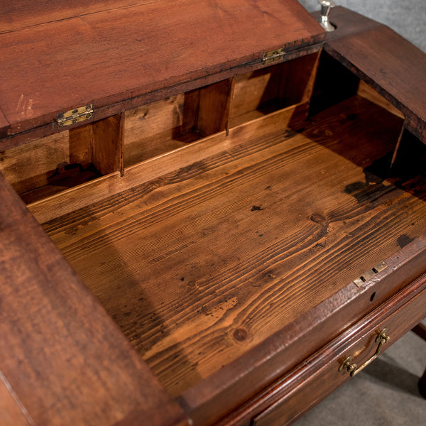 Antique School Masters Desk, English, Georgian, Mahogany, Circa 1800 - London Fine Antiques