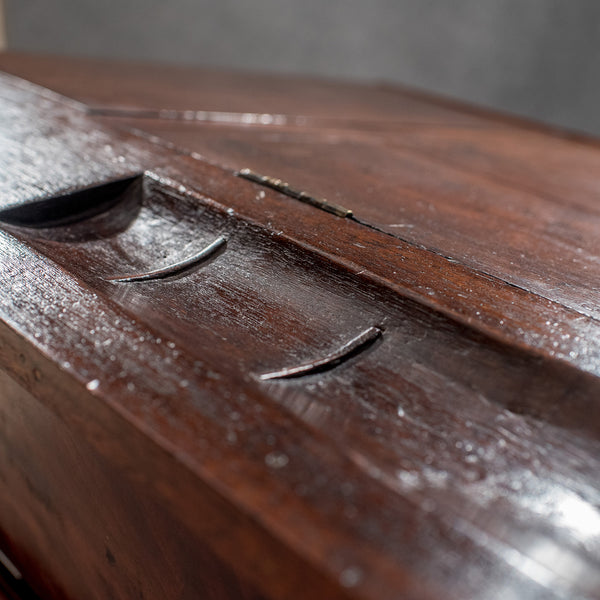 Antique School Masters Desk, English, Georgian, Mahogany, Circa 1800 - London Fine Antiques