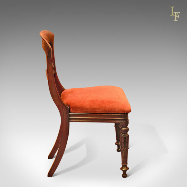 Regency Set of 4 Rosewood Antique Dining Chairs, c.1820 - London Fine Antiques