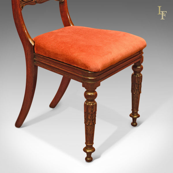 Regency Set of 4 Rosewood Antique Dining Chairs, c.1820 - London Fine Antiques