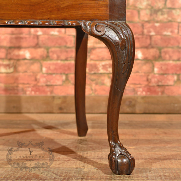 Victorian Set of 4 Chippendale Revival Dining Chairs - London Fine Antiques