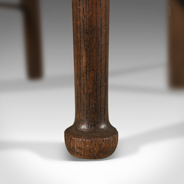 Antique Set of 4 'Wavy Line' Ladder Back Dining Chairs, Edwardian c.1910 - London Fine Antiques