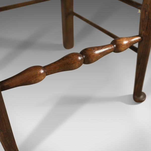 Antique Set of 4 'Wavy Line' Ladder Back Dining Chairs, Edwardian c.1910 - London Fine Antiques