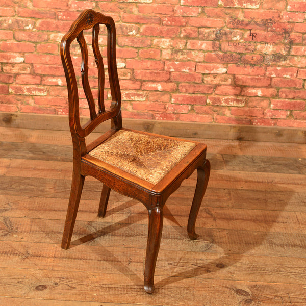 Set of Six C19th French Country Chairs - London Fine Antiques