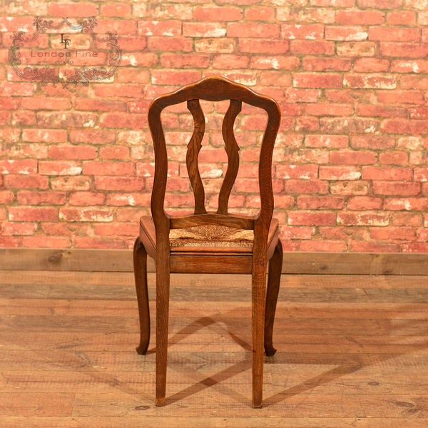 Set of Six C19th French Country Chairs - London Fine Antiques