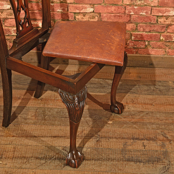 Victorian Set of Six Dining Chairs, c.1890 - London Fine Antiques