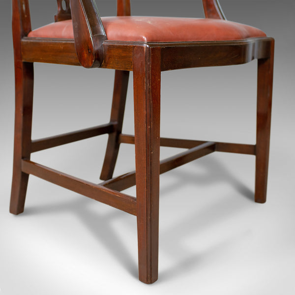 Antique Set of Six Dining Chairs, Hoop Back, Manner of Hepplewhite, Circa 1930 - London Fine Antiques