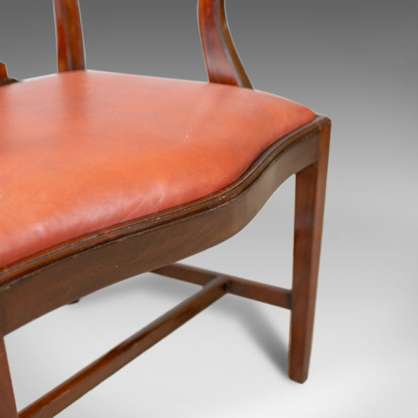 Antique Set of Six Dining Chairs, Hoop Back, Manner of Hepplewhite, Circa 1930 - London Fine Antiques