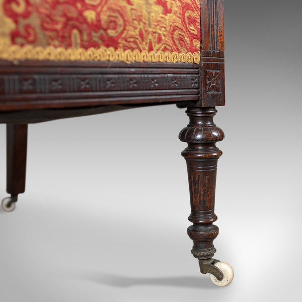 Antique Settee, Victorian Button Back Sofa, Walnut, 19th Century Circa 1880 - London Fine Antiques