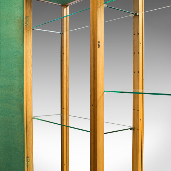 Antique Shop Display Cabinet, English, Victorian Fitting, Ash, Fitting, c.1900 - London Fine Antiques
