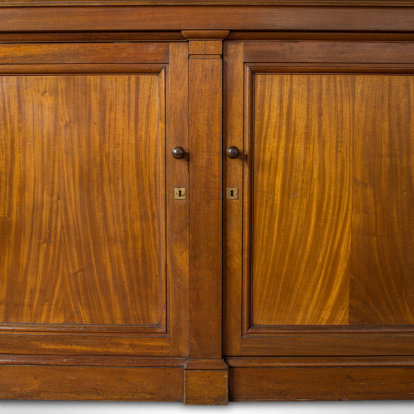 Antique Showcase Cabinet, English, Walnut, Bronze, Display, Museum, Circa 1900 - London Fine Antiques